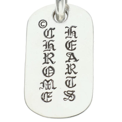 Chrome Hearts D TAG SML Silver Small Tag Necklace Size SMALL