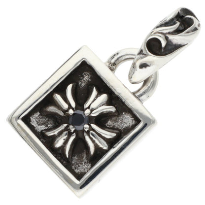 Chrome Hearts FRAMED CH PLUS 1 Black Dia Charm Size ONE SIZE