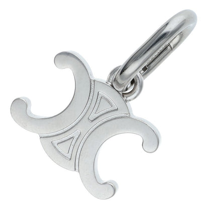 CELINE Silver Triomphe Logo Necklace Pendant Size ONE SIZE