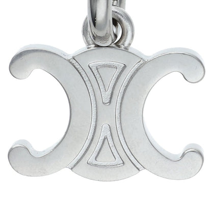 CELINE Silver Triomphe Logo Necklace Pendant Size ONE SIZE