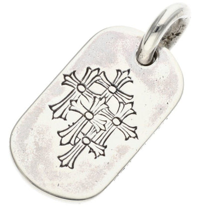 Chrome Hearts D TAG SML Silver Tag Pendant Size ONE SIZE