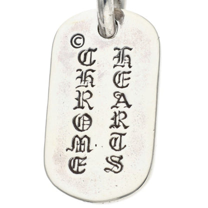 Chrome Hearts D TAG SML Silver Tag Pendant Size ONE SIZE