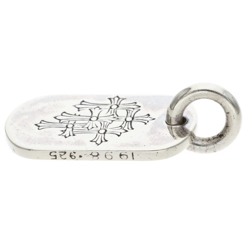 Chrome Hearts D TAG SML Silver Tag Pendant Size ONE SIZE