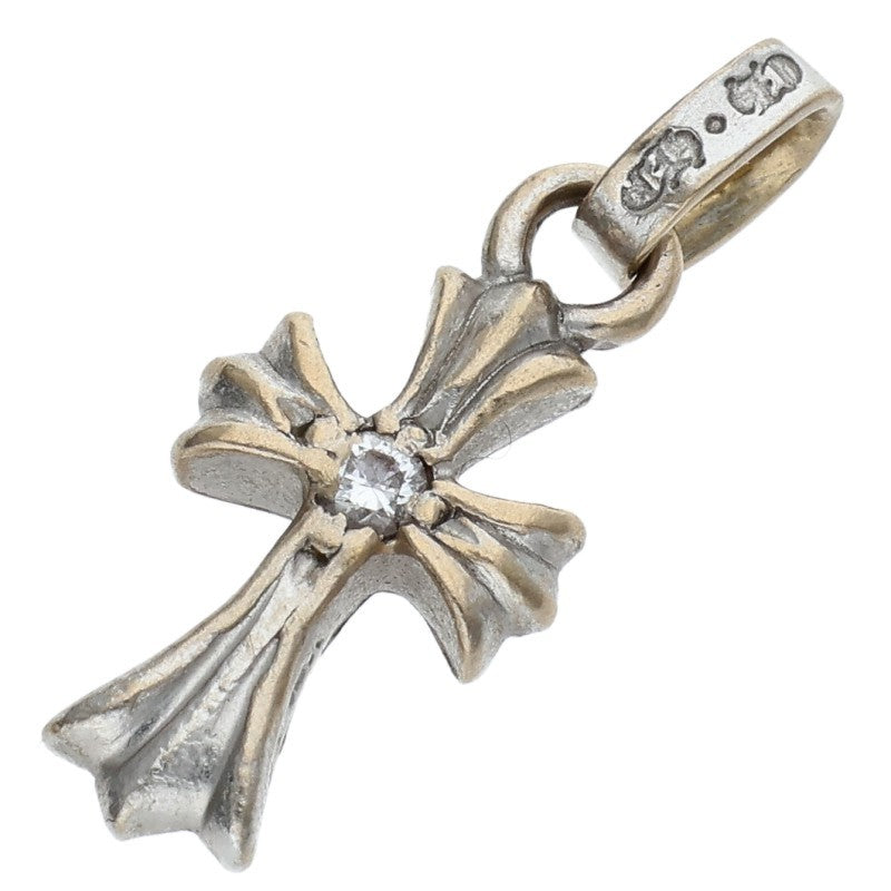 Chrome Hearts 18KWG Baby Fat Diamond Charm Size ONE SIZE