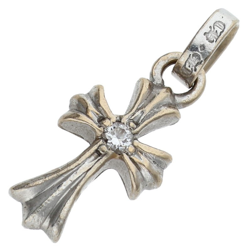 Chrome Hearts 18KWG Baby Fat Diamond Charm Size ONE SIZE