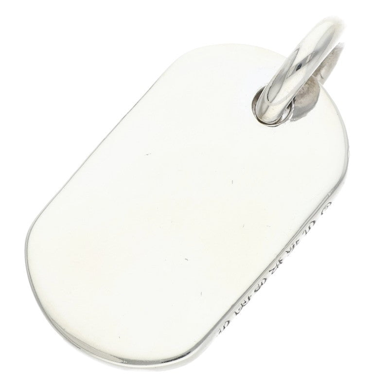 Chrome Hearts D TAG SML DAG Silver Dog Tag Necklace Size ONE SIZE