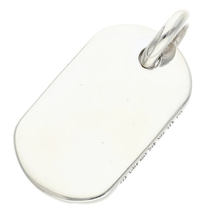 Chrome Hearts D TAG SML DAG Silver Dog Tag Necklace Size ONE SIZE