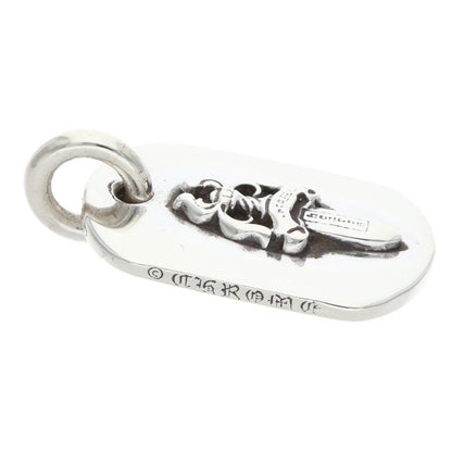 Chrome Hearts D TAG SML DAG Silver Dog Tag Necklace Size ONE SIZE