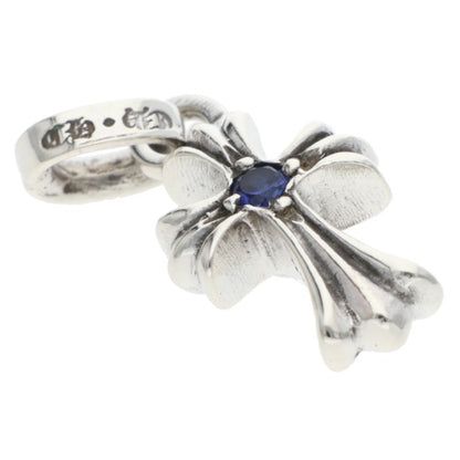 Chrome Hearts Baby Fat Sapphire 925 Silver Necklace Size ONE SIZE