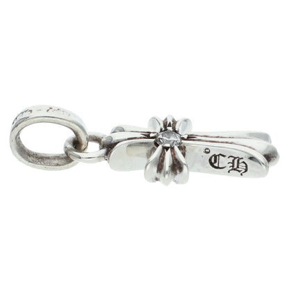Chrome Hearts Baby Fat Diamond 925 Silver Necklace Size ONE SIZE