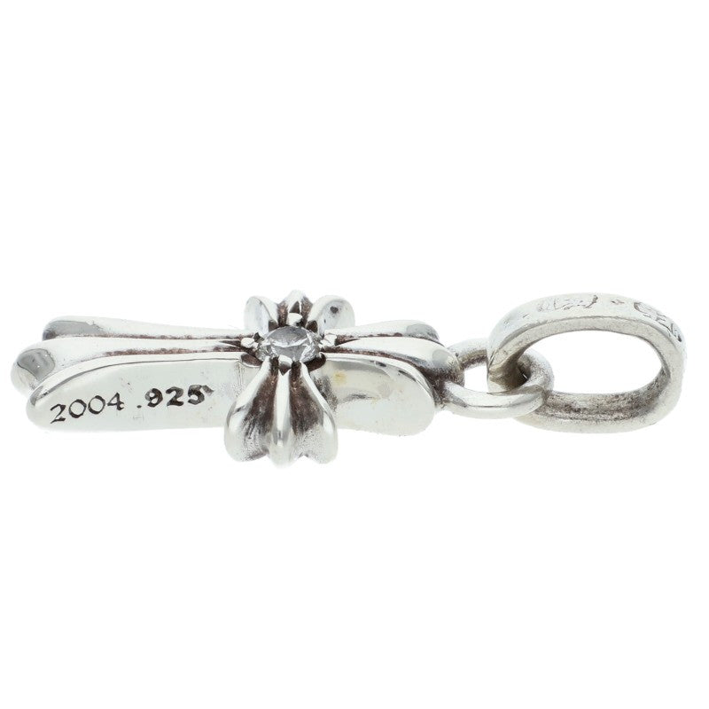 Chrome Hearts Baby Fat Diamond 925 Silver Necklace Size ONE SIZE