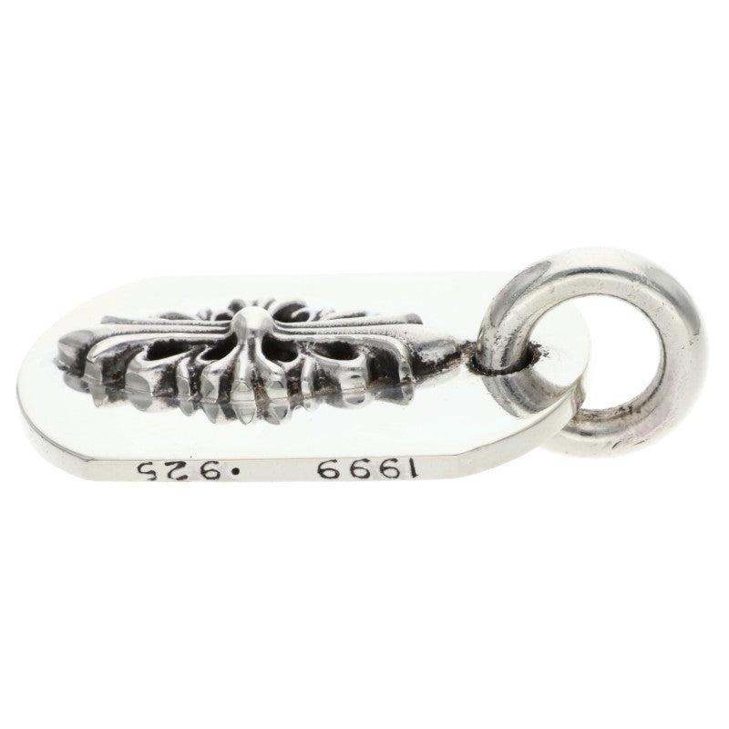 Chrome Hearts Raised Dog Tag Charm 925 Silver Size ONE SIZE