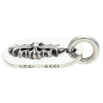Chrome Hearts Raised Dog Tag Charm 925 Silver Size ONE SIZE