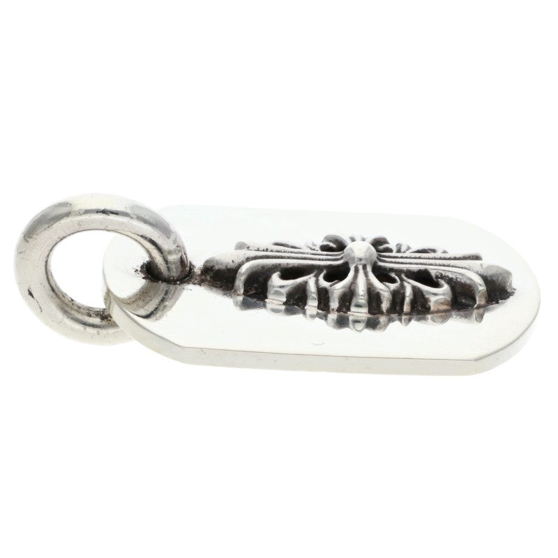Chrome Hearts Raised Dog Tag Charm 925 Silver Size ONE SIZE