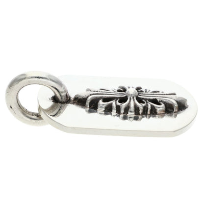 Chrome Hearts Raised Dog Tag Charm 925 Silver Size ONE SIZE