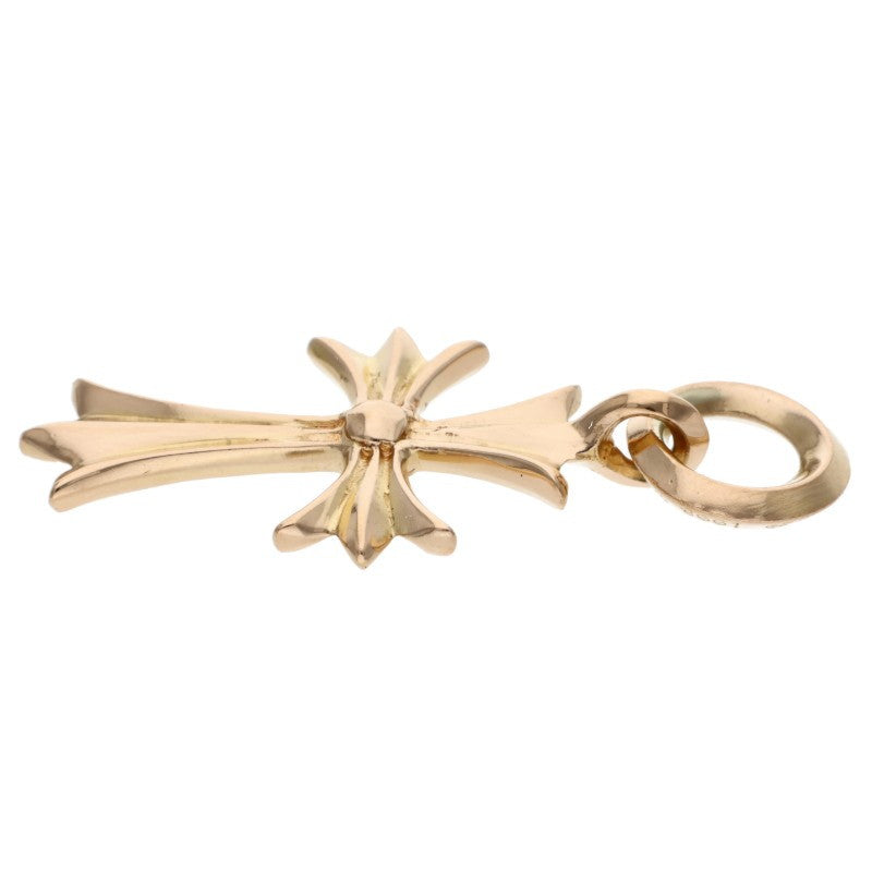 Chrome Hearts 22K Tiny CH Cross Gold Pendant Size ONE Yellow
