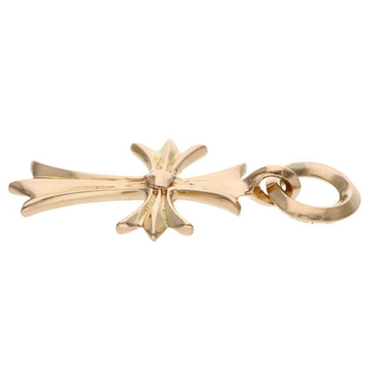Chrome Hearts 22K Tiny CH Cross Gold Pendant Size ONE Yellow