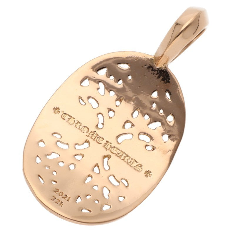 Chrome Hearts 22K Classic Oval Diamond Pendant Size ONE SIZE
