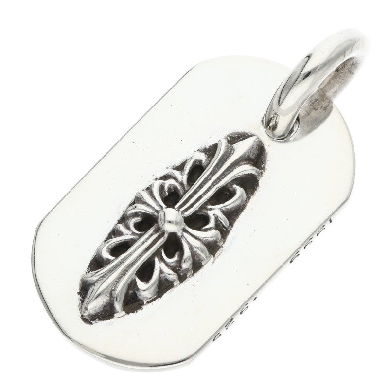 Chrome Hearts Raised Dog Tag Silver Pendant Size ONE SIZE