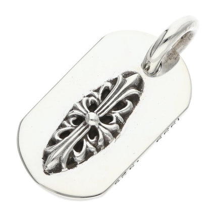 Chrome Hearts Raised Dog Tag Silver Pendant Size ONE SIZE