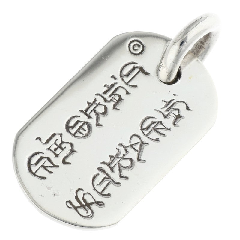 Chrome Hearts Raised Dog Tag Silver Pendant Size ONE SIZE