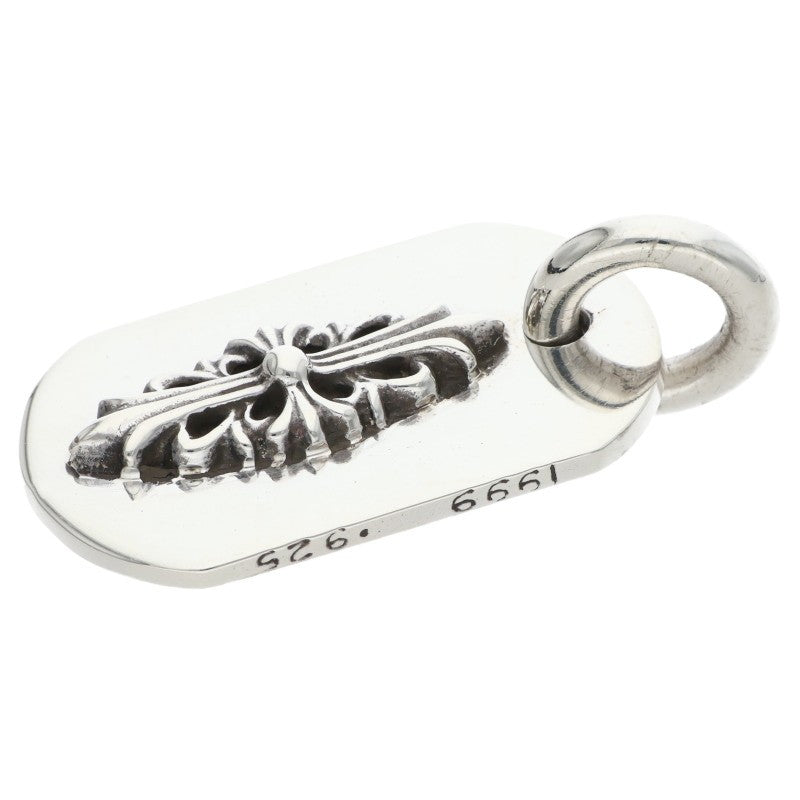 Chrome Hearts Raised Dog Tag Silver Pendant Size ONE SIZE