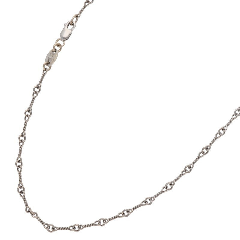 Chrome Hearts 18K WG Twist Chain Necklace Size 18INCH