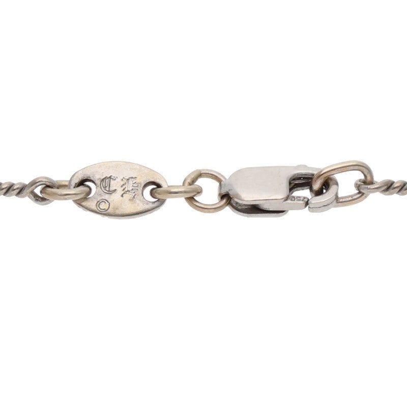 Chrome Hearts 18K WG Twist Chain Necklace Size 18INCH