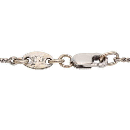 Chrome Hearts 18K WG Twist Chain Necklace Size 18INCH