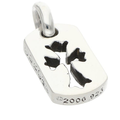 Chrome Hearts Tiny Cutout Cross Tag Necklace Size ONE SIZE