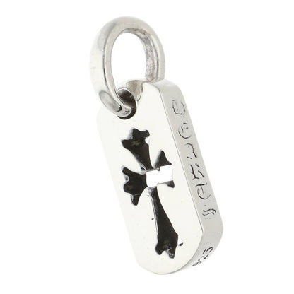 Chrome Hearts Tiny Cutout Cross Tag Necklace Size ONE SIZE