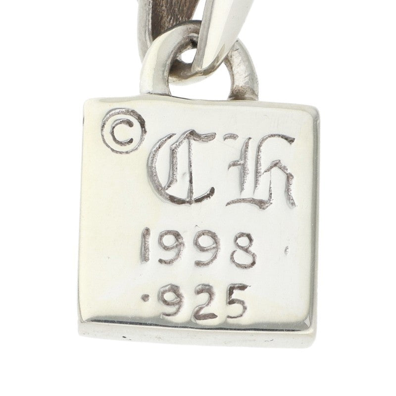 Chrome Hearts Framed CH Plus Charm Necklace Size ONE Silver