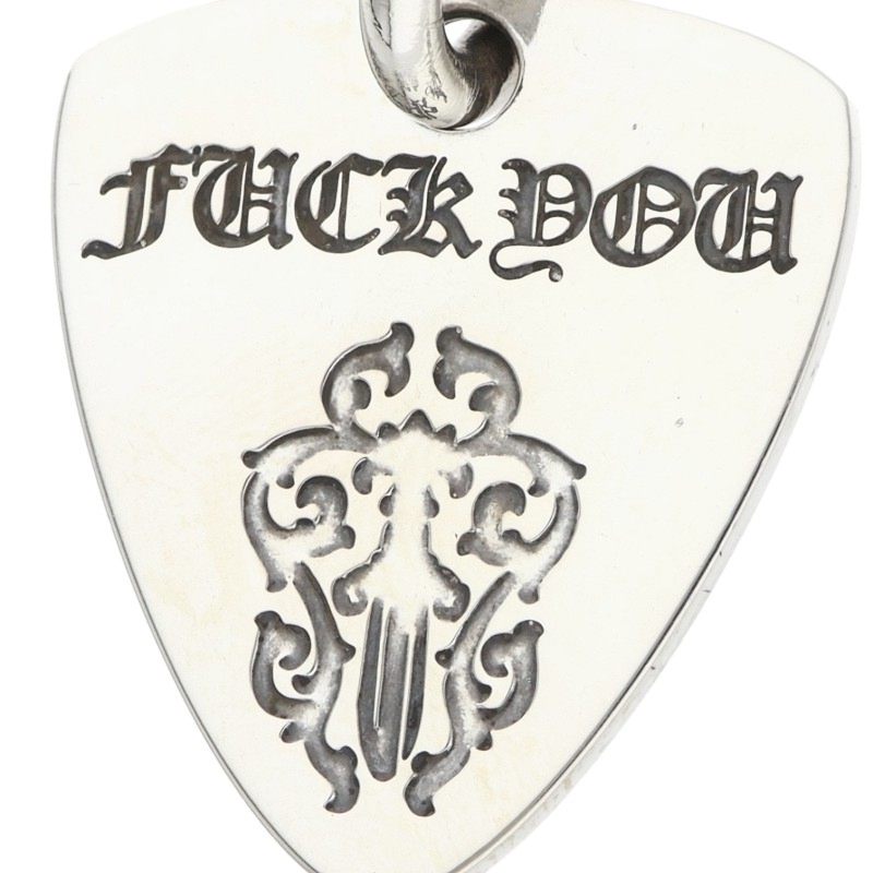 Chrome Hearts Guitar Pick Pendant Necklace Size ONE SIZE