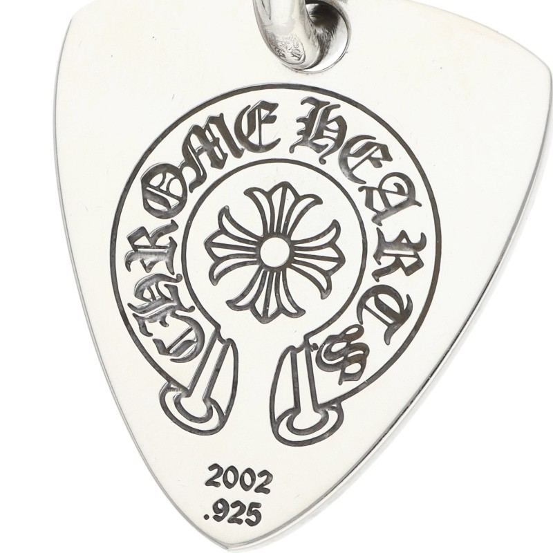 Chrome Hearts Guitar Pick Pendant Necklace Size ONE SIZE