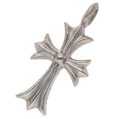 Chrome Hearts 18K Tiny Fat Pave Cross Pendant Size ONE SIZE
