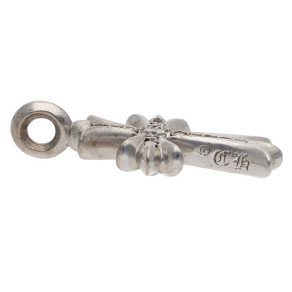 Chrome Hearts 18K Tiny Fat Pave Cross Pendant Size ONE SIZE