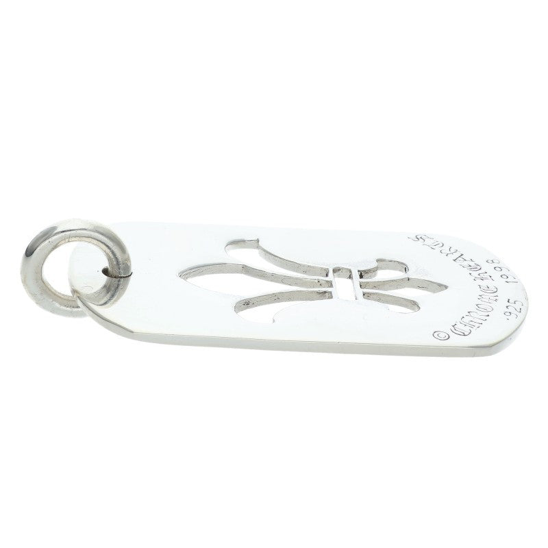 Chrome Hearts Large Dog Tag Silver Pendant Size ONE SIZE