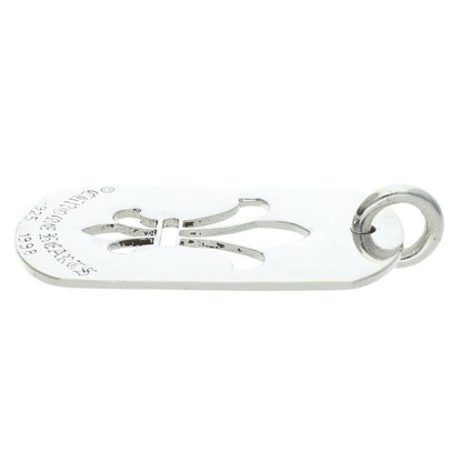 Chrome Hearts Large Dog Tag Silver Pendant Size ONE SIZE