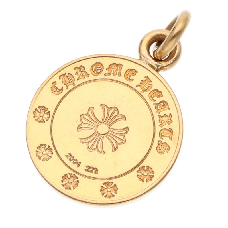 Chrome Hearts 22K Angel Medal Diamond Charm Size ONE SIZE