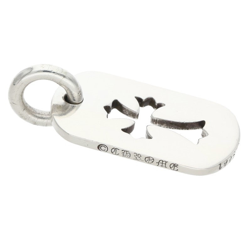 Chrome Hearts Small Cutout Cross Tag Pendant Size ONE SIZE