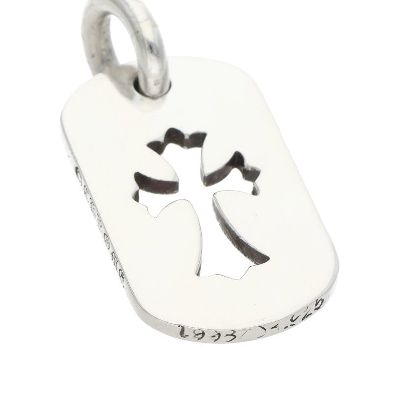 Chrome Hearts Small Cutout Cross Tag Pendant Size ONE SIZE
