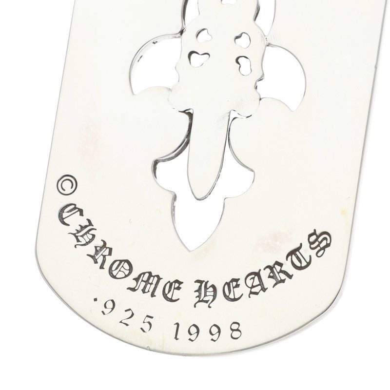 Chrome Hearts Large Fleur Dagger Tag Pendant Size ONE SIZE