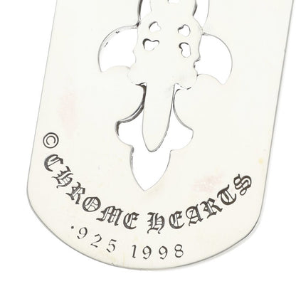 Chrome Hearts Large Fleur Dagger Tag Pendant Size ONE SIZE