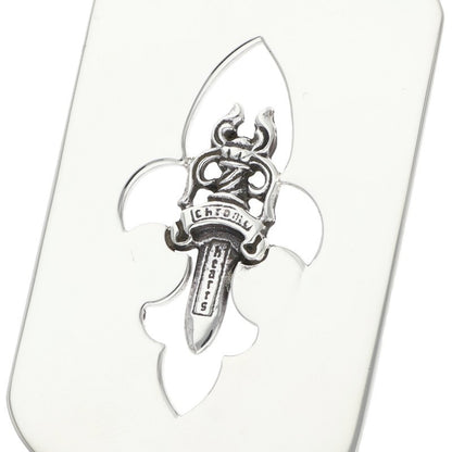 Chrome Hearts Large Fleur Dagger Tag Pendant Size ONE Silver