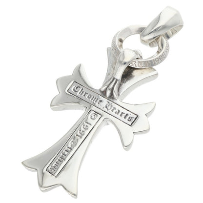 Chrome Hearts Small CH Cross Silver Pendant Size ONE SIZE