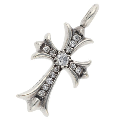 Chrome Hearts Tiny Fat Pave Cross Pendant Size ONE SIZE
