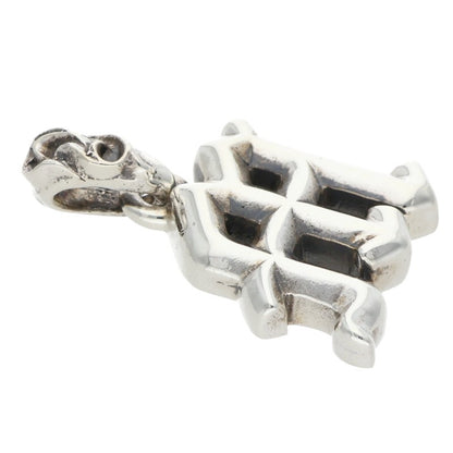 Chrome Hearts M Alphabet Initial Charm Silver Size ONE SIZE