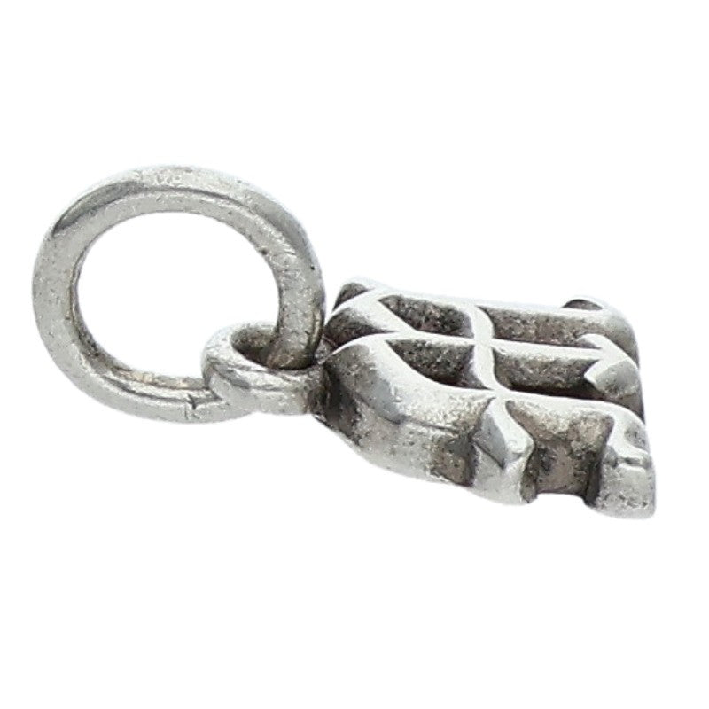 Chrome Hearts M Alphabet Stack Charm Silver Size ONE SIZE