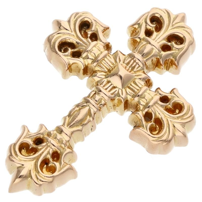 Chrome Hearts 22K Filigree Cross Yellow Gold Size ONE SIZE