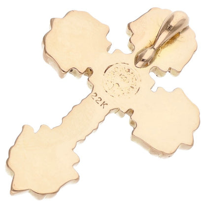 Chrome Hearts 22K Filigree Cross Yellow Gold Size ONE SIZE